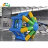 Factory price inflatable lake water toys running wheel machine