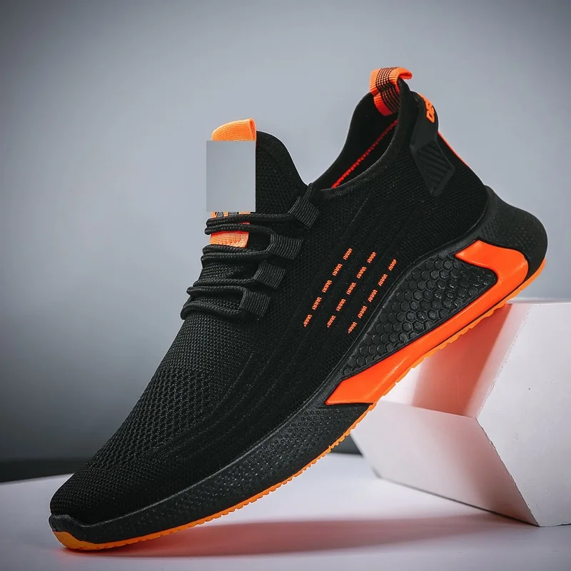 

men sneakers breathable mesh casual shoes man running shoes, 3 colors