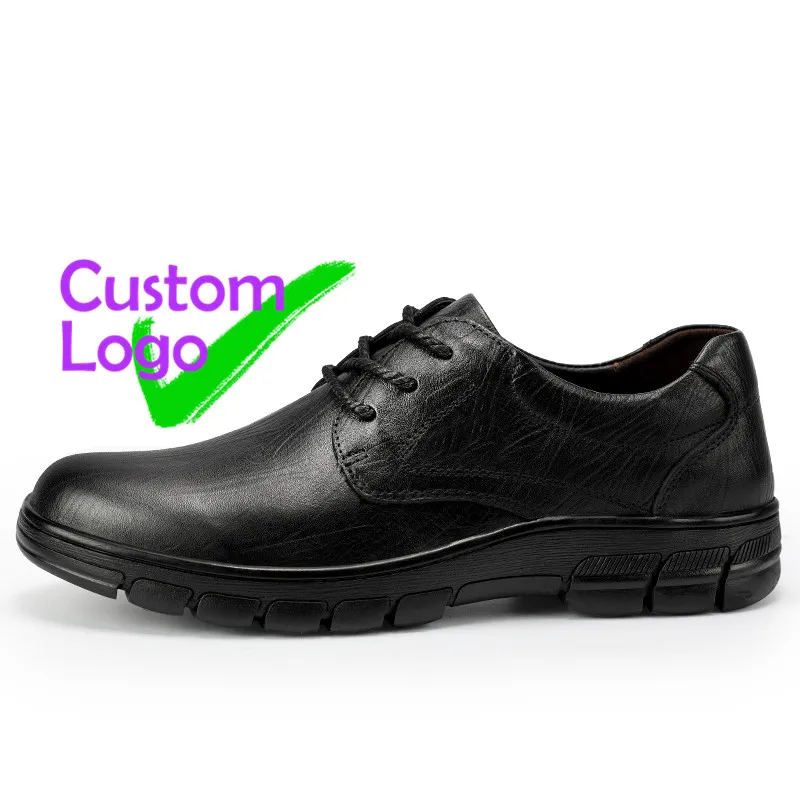 

Leather Shoes Men Work Breathable Aumento De Altura Men Shoes Leather Calf Logos Genuine Leather Shoes Men Grandes Pointures