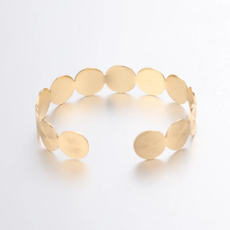 

JB096 Adjustable Circle Bracelet Gold Coin Bracelet women Jewelry