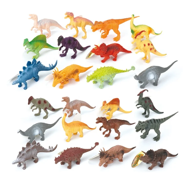 large plastic dinosaurs