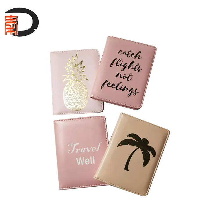 custom leather passport cover