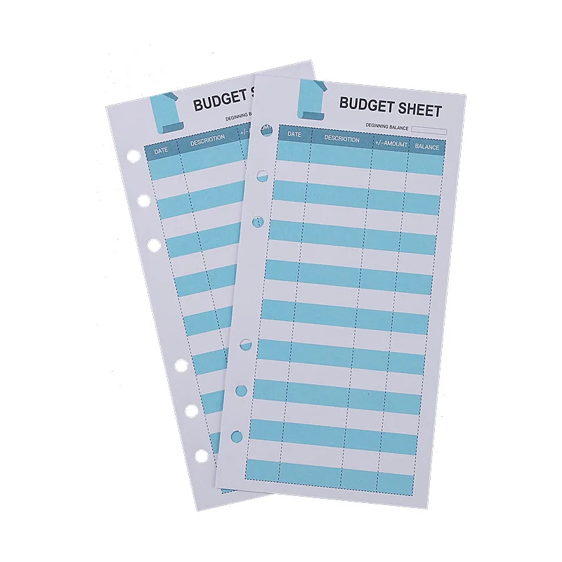 

Wholesale A6 Budget Tracker Sheet Budget Sheets Tracker Sheet Personal Business Cash Planner Notebook Budget Binder