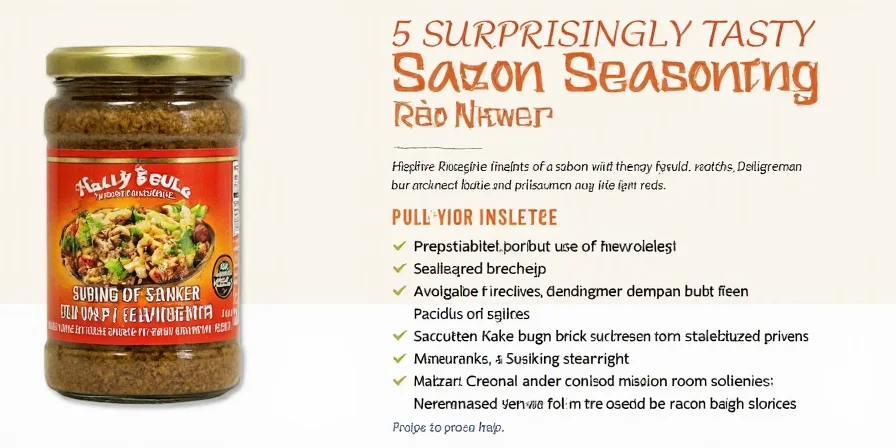 Sazon-seasoned rice on a plate