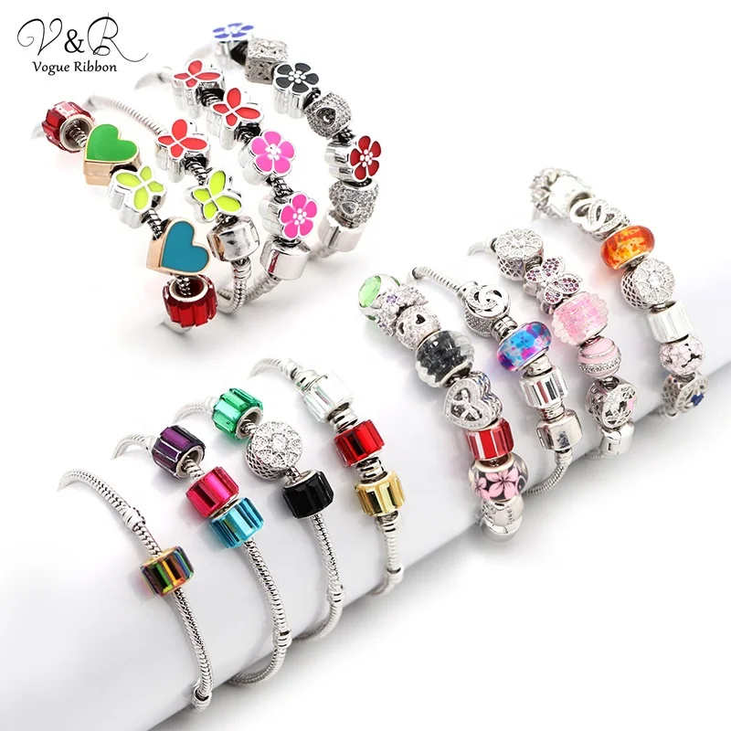 

V&R DIY joyeria Fashion Jewelry 925 Sterling Silver Bracelet Charm bracelet for women, Picture