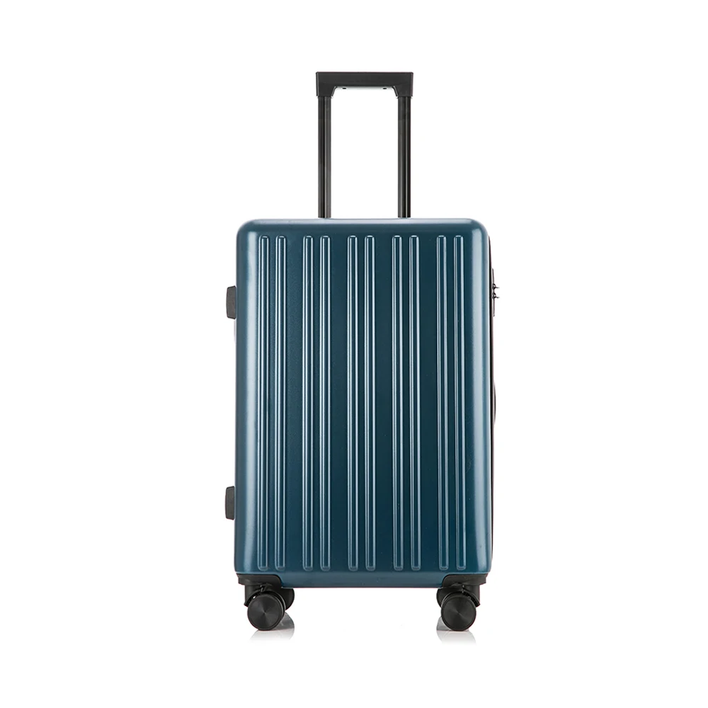 

PC material TSA lock stock luggage in five colors