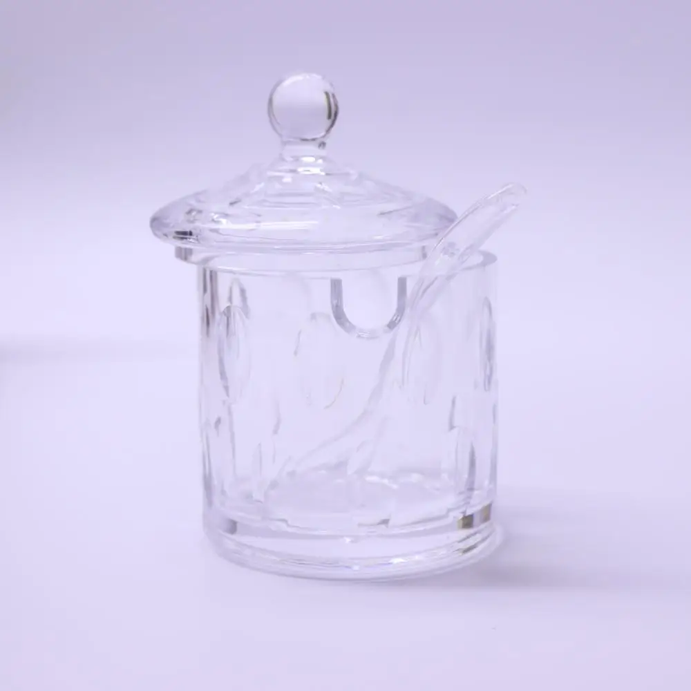 
High quality wholesale kitchen Food Storage Container Accessories Salt and Pepper Seasoning Pot Acrylic Spice Jar 