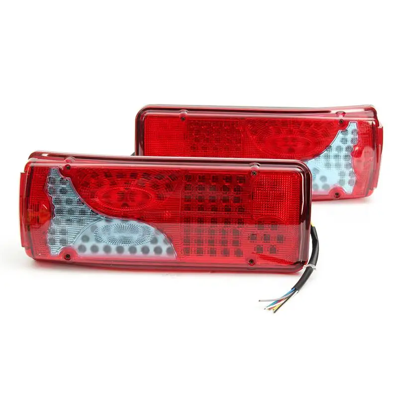 University 24V car brake stop lIght 120 LED lorry trailer truck  tail  rear fog light for MAN for DAF for TGX for SCANIA