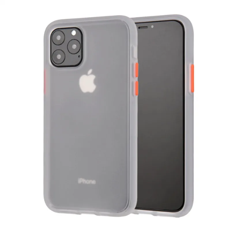 Translucent Matte Hard PC case for iPhone 11 Pro MAX X XS Max XR 6 8 Plus Shockproof Phone Cover Case DHL free shipping