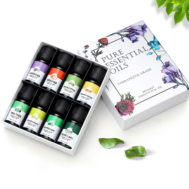 

100% Pure Essential Oil Gift Box Set perfume oils water soluble essential oils