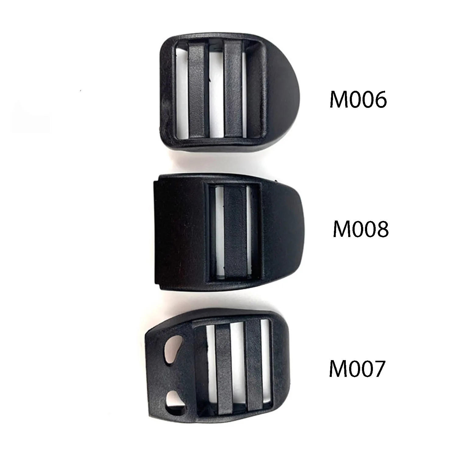 

Factory direct selling POM plastic 1 inch ladder lock size custom bag parts clear strap ladder lock, Customized