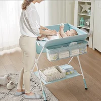 

KUB infant foldable diaper table with wheels and storage baby changing table