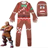 2019 latest European fancy party halloween carnival boy child ninja 3d print devil bodysuit costume