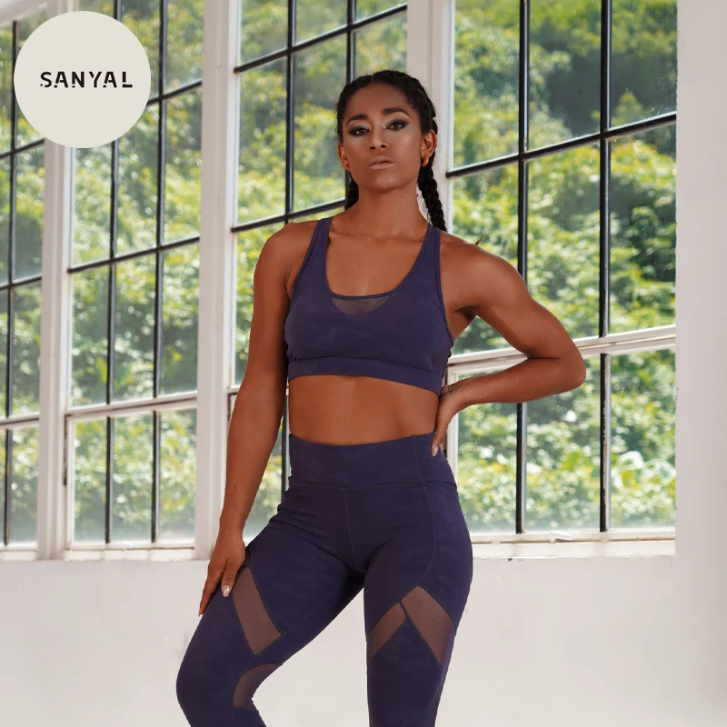 

2021 Hot Selling Mesh Womens Vest Strap Backless Tops Sexy Senyal Sports Yoga Bra For Women