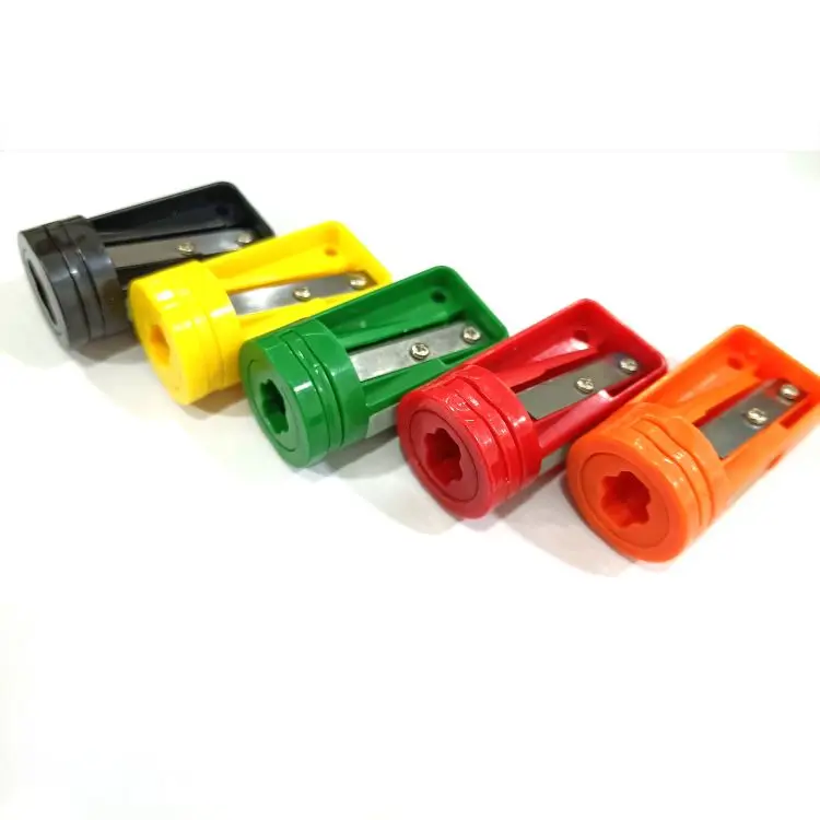 

manual Carpenter pencil sharpener 5X2.7cm suit for octagonal an suit for octagonal square oval triangle hexagon shape, Customized color