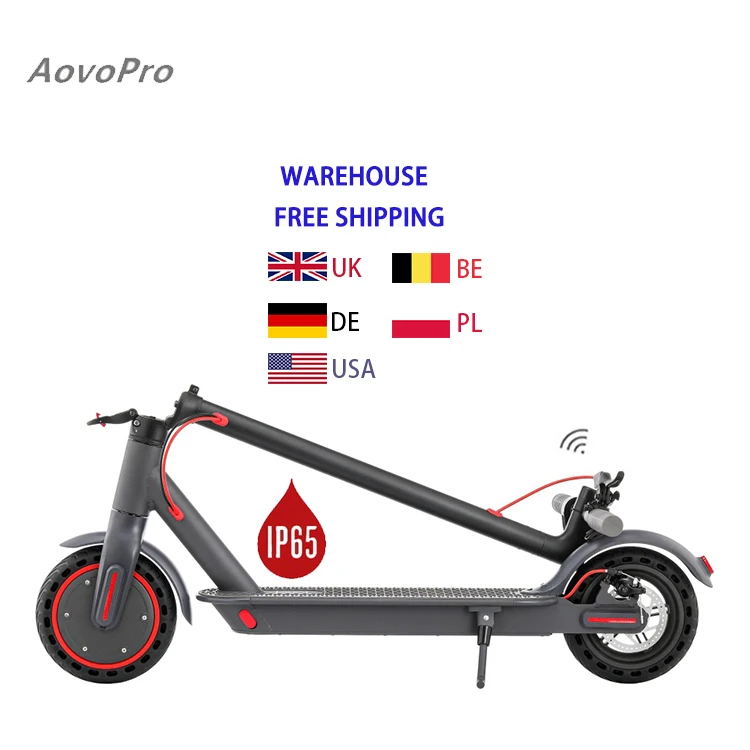 

Aovopro US Europe Warehouse Drop Shipping 10.5Ah Battery Smart App Folding Adult Electric Scooter Eletric Scooter