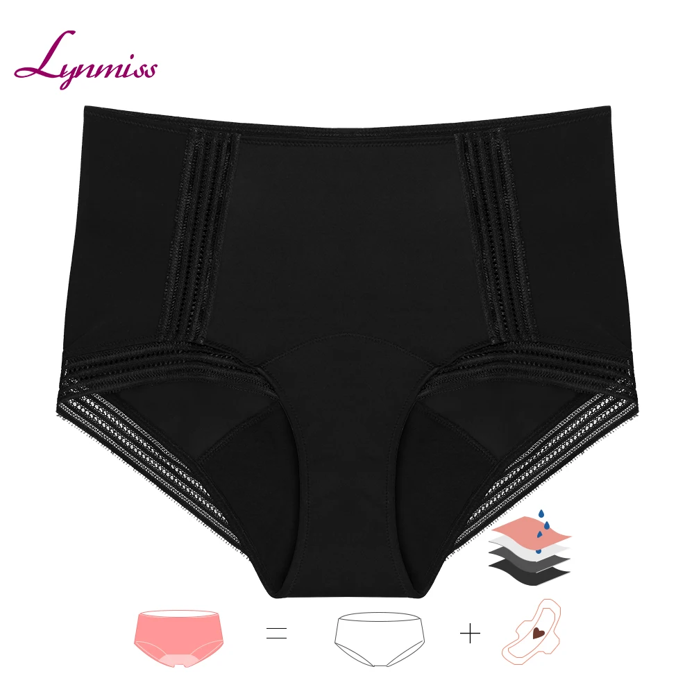 

LYNMISS leakproof Period Panties heavy flow for teens women organic cotton underwear menstruation panties underwear for sport