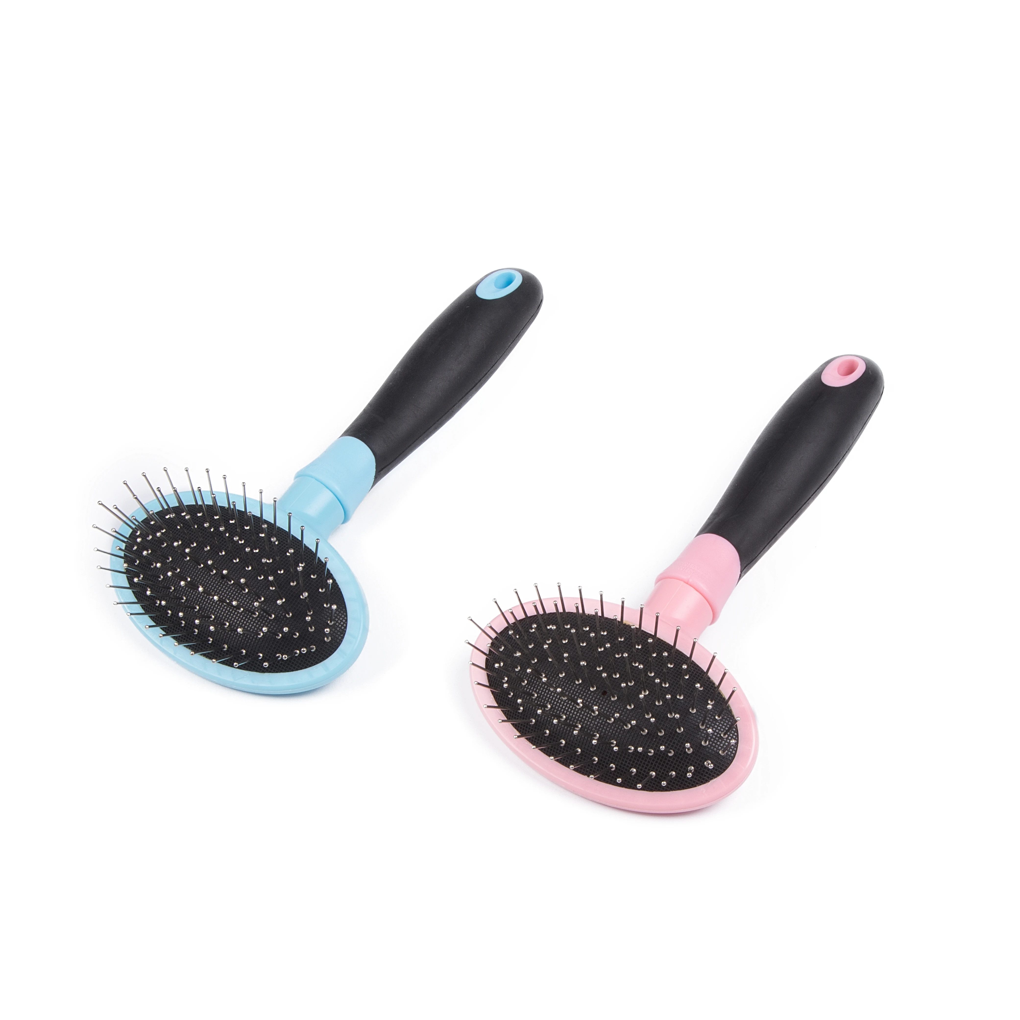 

New developed China Stainless Steel Pet Grooming Brush, Pink, blue or as you required