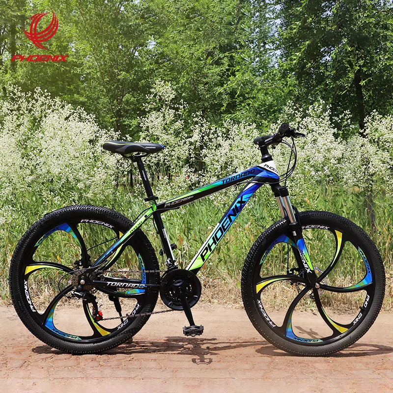 

2021 26'' mountain bike aluminum frame 21 speed mechanical disc brake fashion beautiful mountain bicycle
