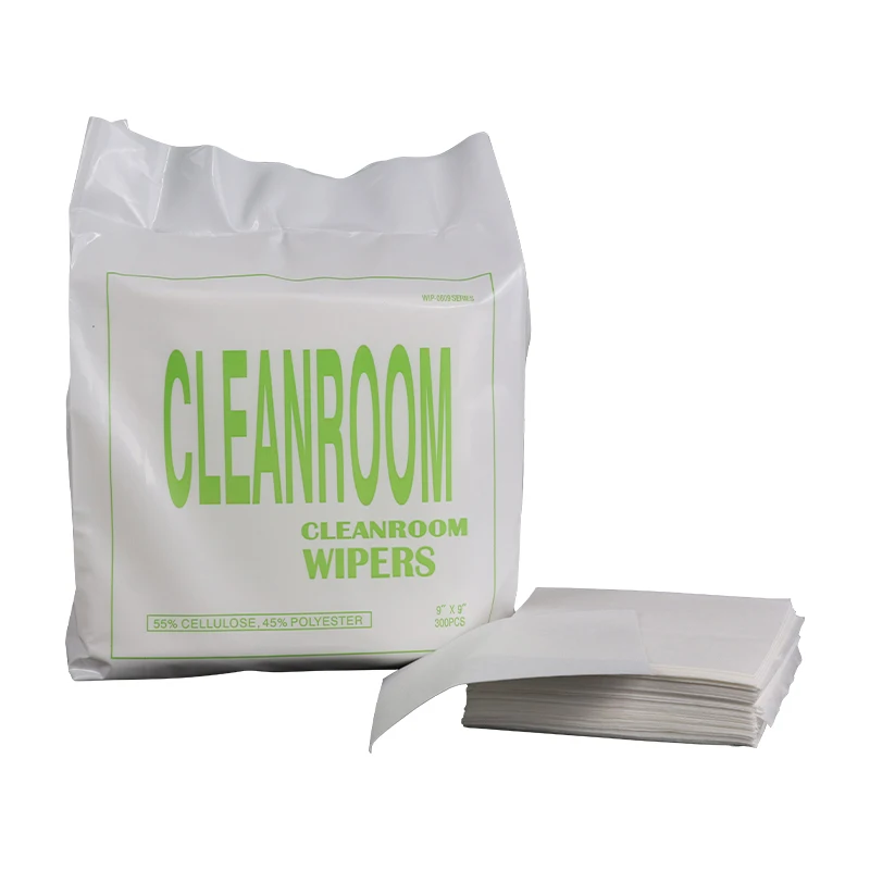 

cellulose dust-free non woven polyester 2 plies ply industrial nonwoven paper lint free clean room wipe cleanroom cleaning wiper, White