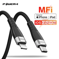 

Power4 mfi certified lightnings to usb c PD fast charging cables for iPhone 11 pro max xr xs 3A for ipad with free usb adapter