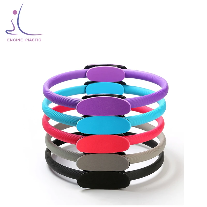 

High quality yoga pilates ring magic fitness ring circle, Purple/ pink/ blue/ black or custom