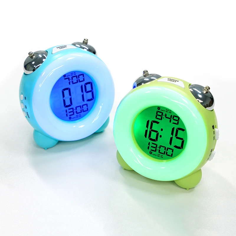 Khcl0411 Cute Children Bedroom Sleep Trainer Snooze Desk Twin Bell