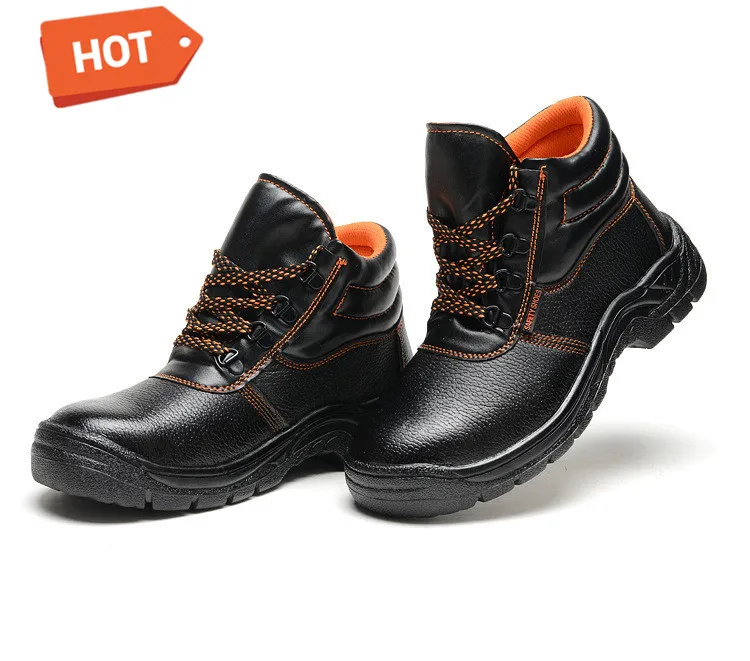 

FUNTA Industrial and woodland work shoes steel cap and rubber sole sport safety shoes