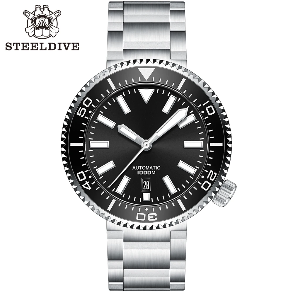 

SD1976 custom stainless steel diving watch with 30ATM for man with Helium Escape super BGW9 luminous