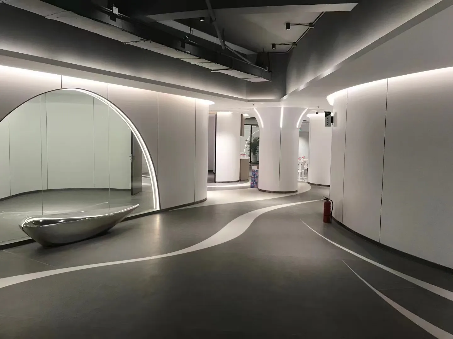 office wall panel project