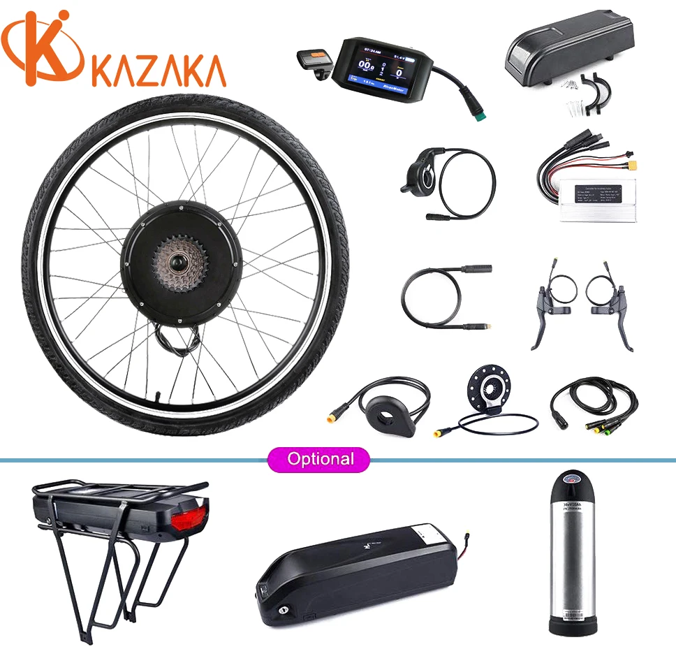

E-bike Conversion Kit 28" wheel hub motor 48V 2000W electric bike cycle conversion kit with battery