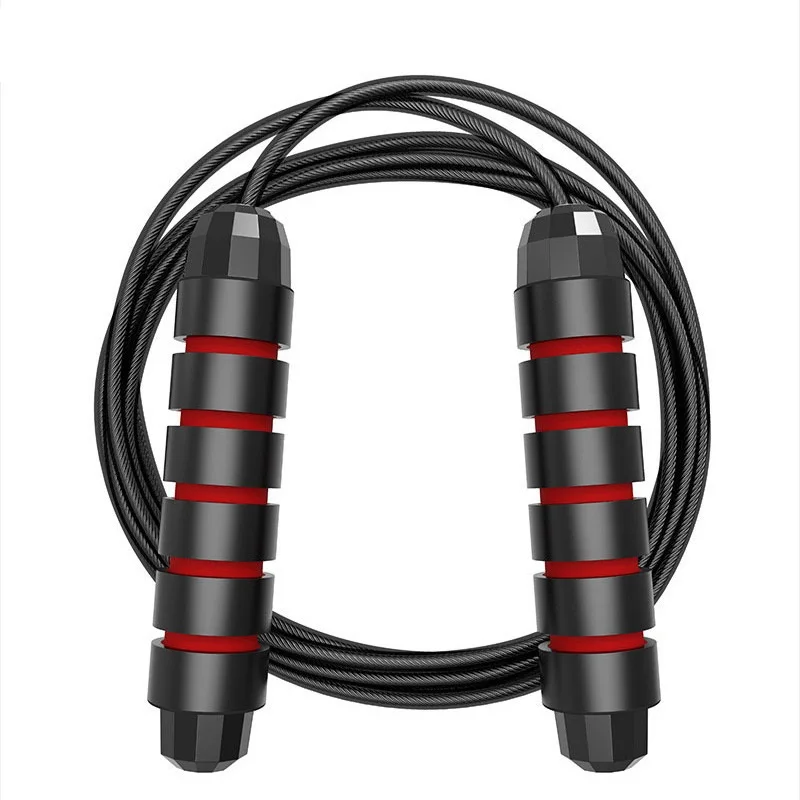 

Jump Rope, Tangle-Free Rapid Speed Jumping Rope Cable with Ball Bearings Adjustable Steel Skipping Rope with Foam Handles