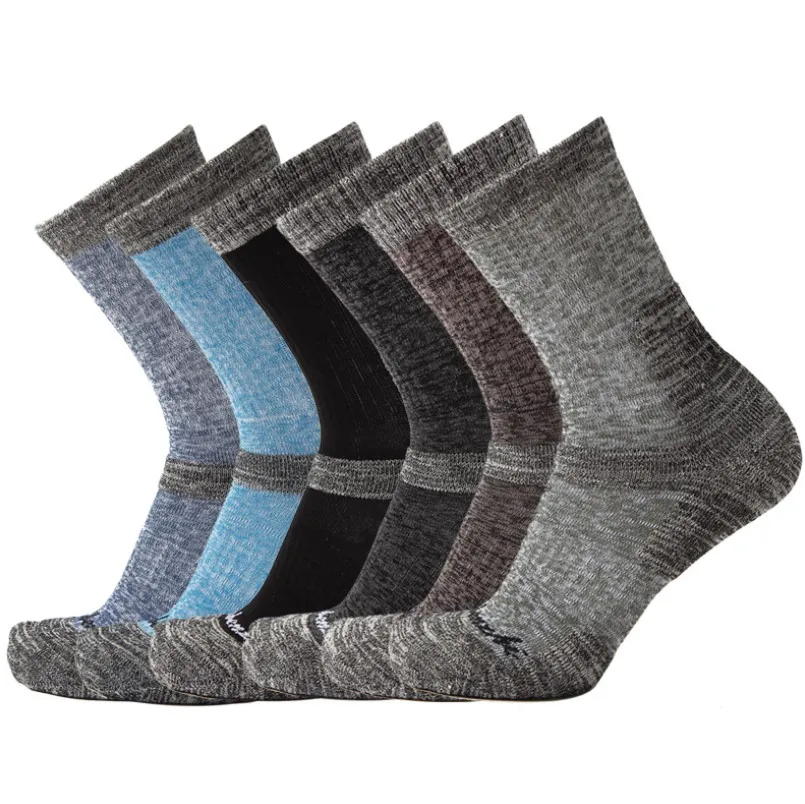 

Wholesale Thick Cushion men Basketball crew cotton winter socks custom logo sport Socks for hiking skiing