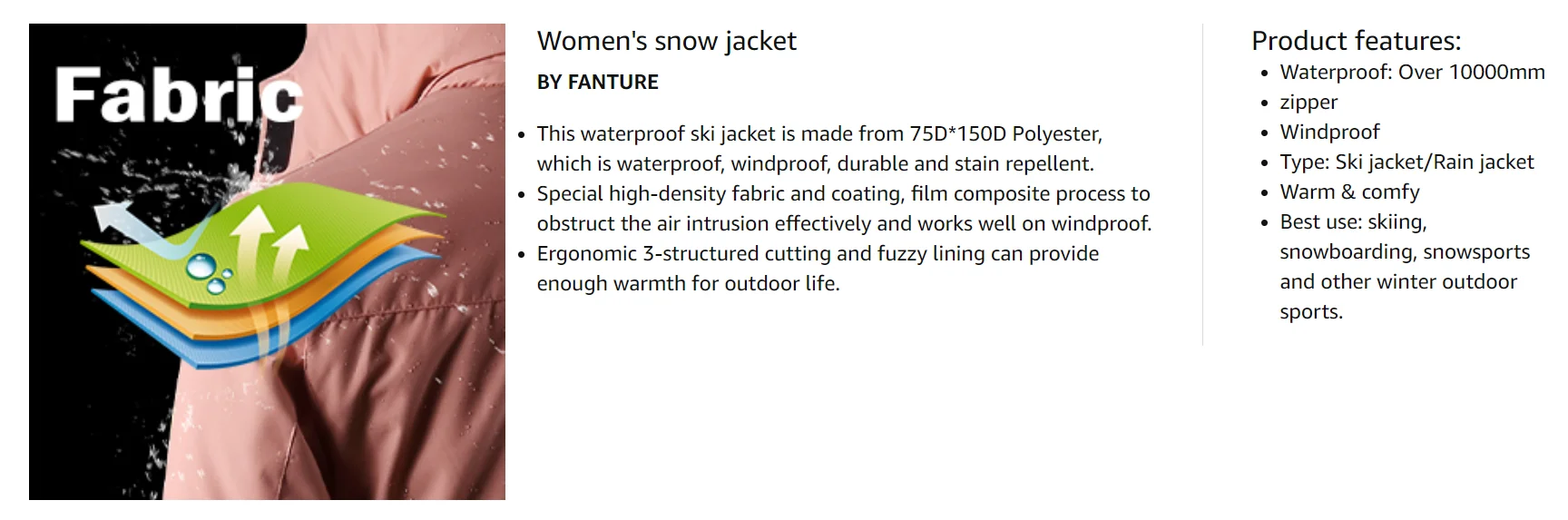 Wholesale Factory Directly Windbreaker Waterproof Breathable European Fashion 100% Down Hot And Trendy Style Men Ski Jacket