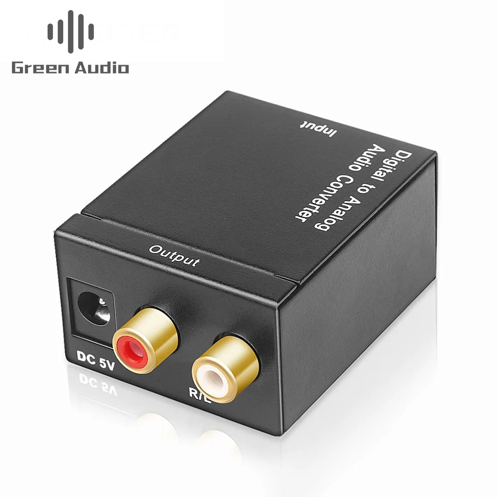 

Digital to Analog Audio Converter Amplifier Decoder Optical Fiber Coaxial Signal to Analog DAC Stereo