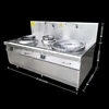15KW/20KW Commercial Electromagnetic Cooker Commercial Electromagnetic Stir Fry Combination Furnace Double Fryer Cooker 380V 1PC