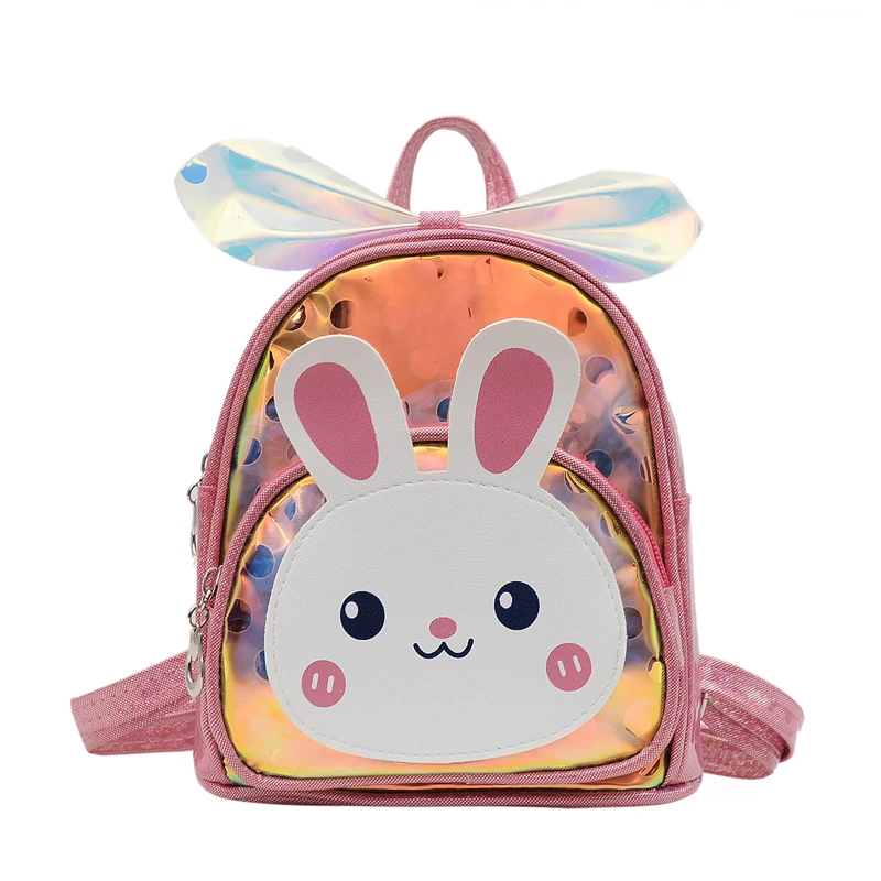 

Hot Sale Cartoon Animal Kids Backpack Kindergarten Girl Bunny School Bag, Customizable