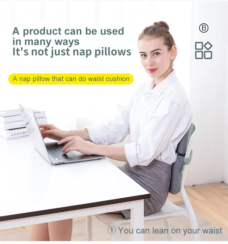 Good For Rest Nap Pillow Multi-functional Cushion Back cushion For Chair