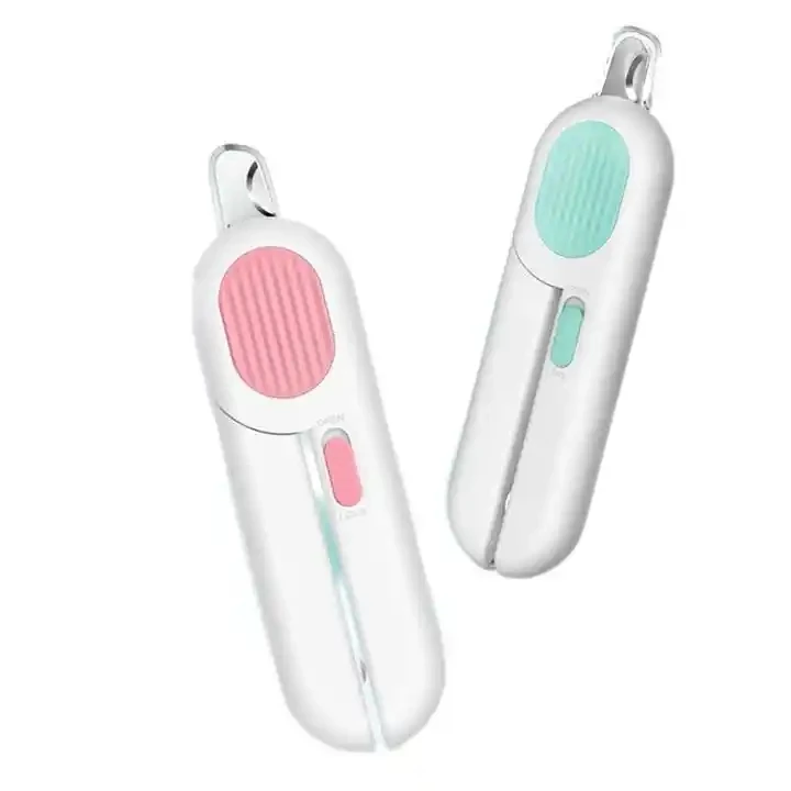 

Pet Grooming Nail Trimmer Scissors Tool Pet Nail Cutter with LED Light Cat Dog Claw Luminous Nail Clipper Cat Accessories