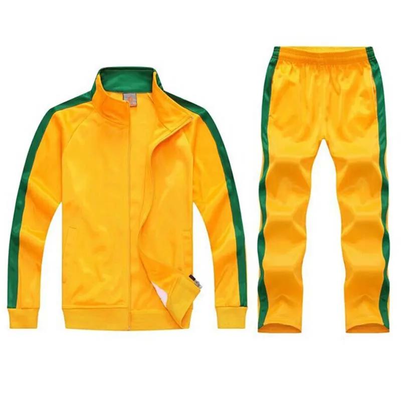 Hot Sale Oem Factory Custom running wear Men's Blank Tracksuit Breathable Training & Jogging Wear