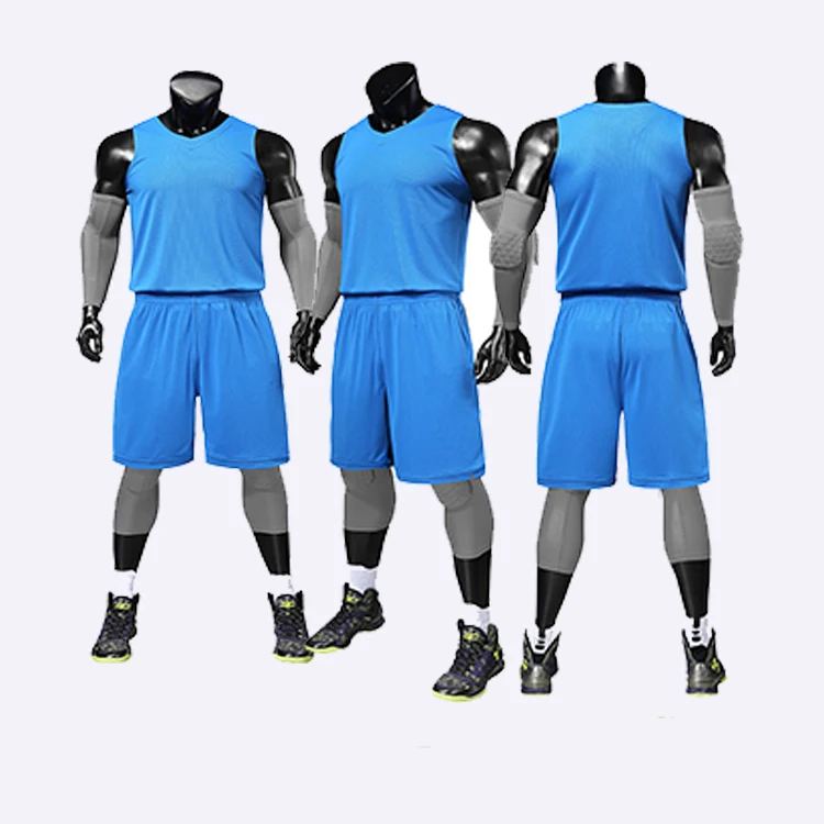 

Quick dry active wear and Semi Fit Personalized Youth Reversible Basketball Uniform Set for Men, Different color can be customized