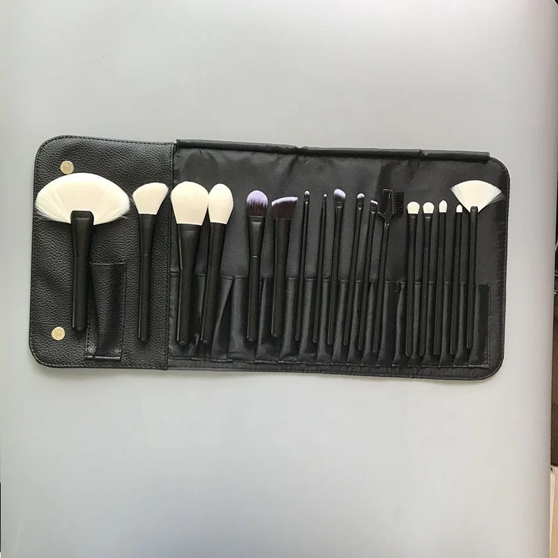 

16pcs cool black makeup brushes set