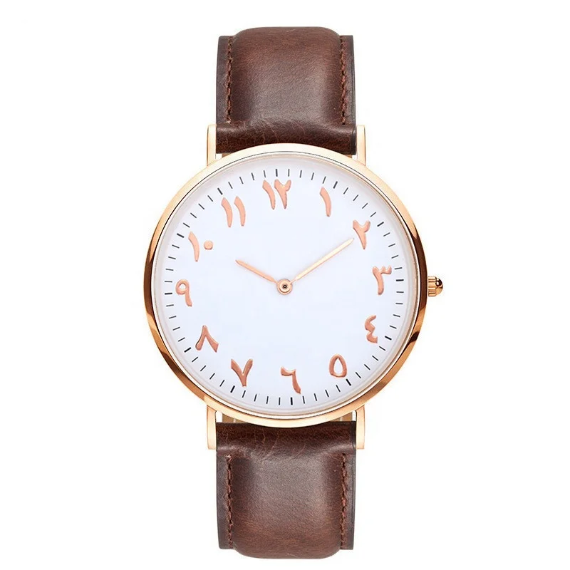 

Unisex Unbranded Low Moq Relojes Minimalistas Simple Quartz Watch Islamic Muslim Azan Arab Watch