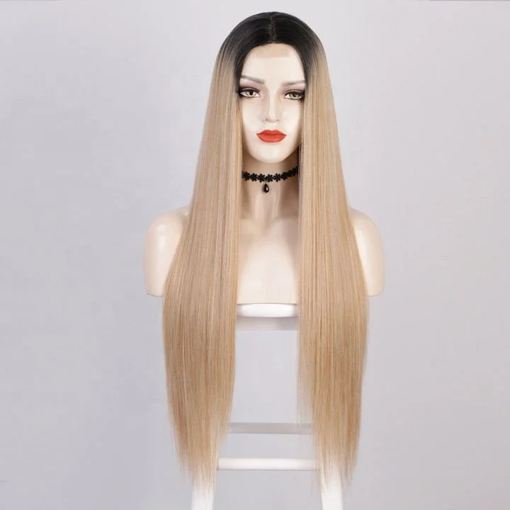 

Jhcentury 30Inch Wigs Straight Lace Front Wigs Suitable For All Skin Tones, See details