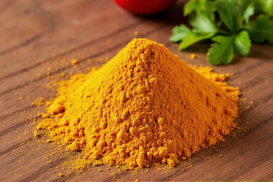 Curry powder bags on a shelf