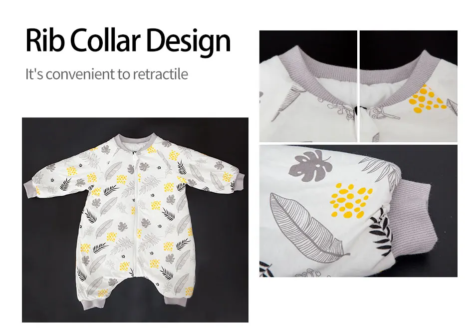 Housbay Baby Sleeping Bag With Legs Super Soft Three Zippers For