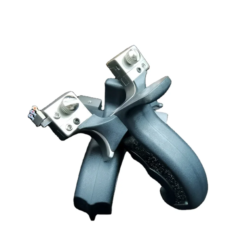 

New Flat Leather Stainless Steel Outdoor Sports High Power Slingshot Daquan Fast Outdoor Shooting Hunting