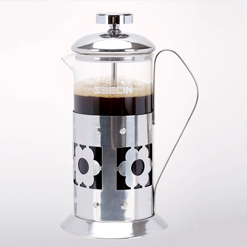 

High Quality Wholesale custom logo stainless steel french press coffee maker