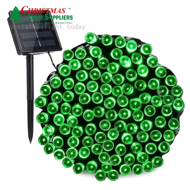 グリーンソーラー 72ft 200 Led ストリングライト 8 モードきらめく防水 Led デコレーションライトガーデンパティオクリスマス