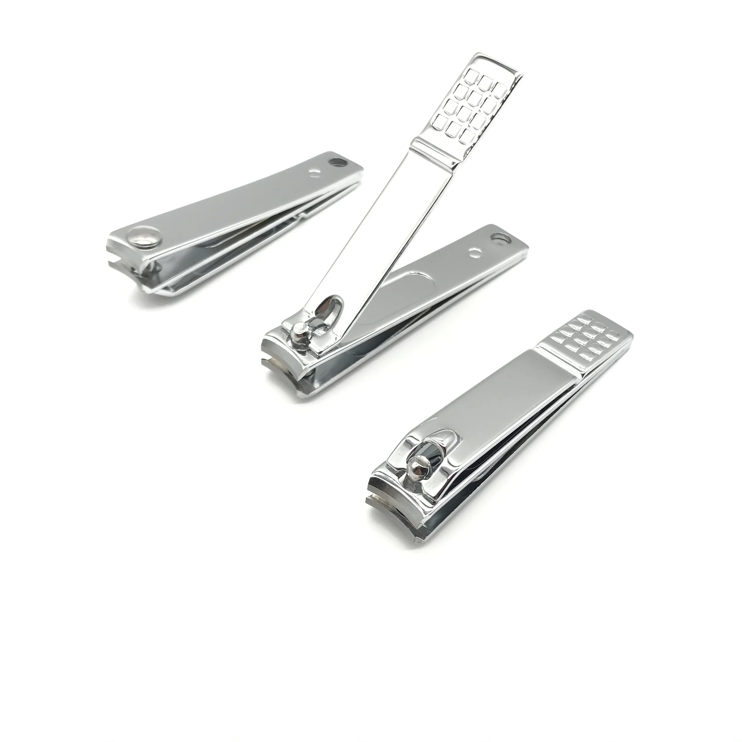 

221 High Quality Man Top Grade Carbon Steel Plating Nail Clipper Kit Big, Silver